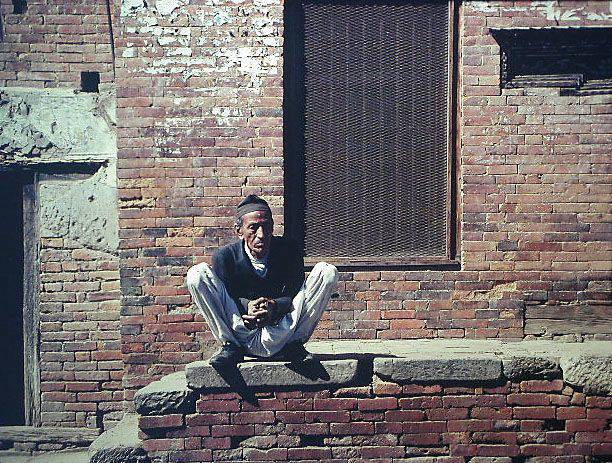 Man Sitting - Nepal